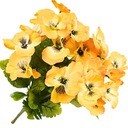 БУКЕТ С ЖЕЛТЫМИ АНЮТИНАМИ ИСКУССТВЕННЫЕ НЕЖНЫЕ ВЕСЕННИЕ ЦВЕТЫ РАСТЕНИЕ ДЛЯ ВАЗЫ