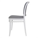 Krzesło WIKO biało szare Kolor mebla biały