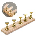 Деревянный держатель для ногтей с магнитными дисплеями для кончиков ногтей