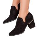ЧЕРНЫЕ ЖЕНСКИЕ БОТИНКИ OLINECCA 39