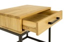 Konferenčný stolík drevený nočný stolík so zásuvkou 40 cm Počet zásuviek 1