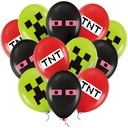 МАЙНКРАФТ ШАРЫ 12 шт ДЕНЬ РОЖДЕНИЯ ДЕТЯМ.