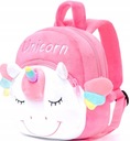 Детский школьный рюкзак-единорог. Плюшевый единорог для дошкольников.