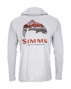Толстовки с капюшоном SIMMS Sunscreen Sea Fishing