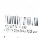 AUDI A3 8P AVANT PARE-CHOCS S-LINE PROTECTION CROCHET D'ATTELAGE 8P0807241CGRUphoto 8