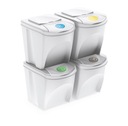 Контейнер SET 4x20л для сортировки мусора и отходов