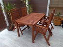 Sada záhradného nábytku so 4 stoličkami z eukalyptu záhradné súpravy terasa EAN (GTIN) 5907534718546