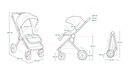 Многофункциональная детская коляска 3-в-1 Lionelo MIKA Stroller Gondola Seat