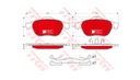 PADS BRAKE FRONT GDB1468 TRW photo 10 - milautoparts-fr.ukrlive.com