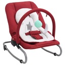vidaXL Baby Rocker, Красный, Сталь