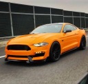 КОМПЛЕКТ БАМПЕРА ПЕРЕДНЬОГО + ПОВОРОТНИКИ LED/DRL GT350 СТИЛЬ (MUSTANG 201  (16873495839) фото min 11