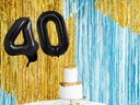 Набор черных шариков с цифрами на КАЖДЫЙ день рождения 10-99 лет.