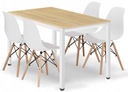 Стол + 4 стула в современном скандинавском стиле