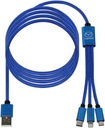 USB-КАБЕЛЬ ДЛЯ ЗАРЯДКИ 3 В 1 С ЛОГОТИПОМ MAZDA, СИНИЙ