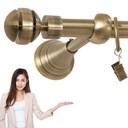 ОДИНАРНЫЙ КАРДИН. 200 см 2,0 м OPTIMA fi 19 ЗОЛОТОЙ АНТИЧНЫЙ РЕГУЛИРУЕМЫЙ КРОНШТЕЙН