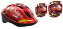 КОМПЛЕКТ DISNEY CARS CARS ШЛЕМ 4 ЗАЩИТЫ ВЕЛОСИПЕД