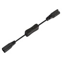 IEC 320 C8 «папа» — «мама» C7, источник питания