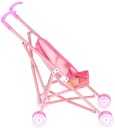 Кукольная коляска Легкая складная металлическая коляска с зонтиком