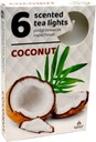 ŚWIECZKA PODGRZEWACZ ZAPACHOWY 6 szt KOKOS