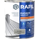 Краска для крыши Rafil RADACH 0,75л Ral9006 полуматовая