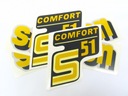 КНЯЗВ - НАКЛЕЙКА SIMSON S51 COMFORT DDR С ОБРАЗЦОМ