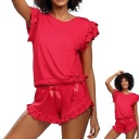 ПИЖАМНЫЙ КОМПЛЕКТ Dkaren Lulu XS/34 Красный