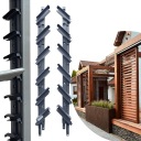 Ручки для внешних подвижных жалюзи ПОДВИЖНЫЕ ДОСКИ - АНТРАЦИТ.