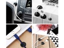 10X ORGANIZER NA CABLES DRIVING GEAR BRACKET HOOK CLIPS BELT DO CAR HOME 