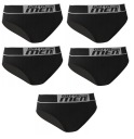 5X ХЛОПКОВЫХ ТРУСИКО GAGATTA, ЧЕРНЫЕ, XXL