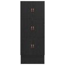 VIDAXL FRAME BEDS ZE SCHOWKIEM Z SHELF BLACK DAB 90 CM  photo 11