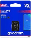 GOODRAM microSDHC 32 ГБ класс 10 + адаптер