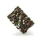 ВИНТАЖНЫЕ ЦВЕТЫ ЗОЛОТО-КОРИЧНЕВЫЙ БРАСЛЕТ