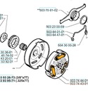 Pružina spojky píly Husqvarna 362XP EAN (GTIN) 7391883101858