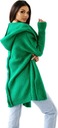 ЗЕЛЕНЫЙ кардиган с капюшоном ME TASTES