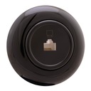 Розетка RJ45 Сетевая розетка RETRO LOFT BOHO VINTAGE кат. 5е черная.