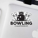 ВОДОНЕПРОНИЦАЕМЫЕ НАКЛЕЙКИ ДЛЯ ВЕЛОСИПЕДА MIX БОУЛИНГ 50 шт.