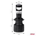 LED autožiarovky série PL Lens H7 šošovka 6000K Canbus AMIO-03668 Katalógové číslo dielu 03668