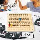 Drevená násobilka 99 Matematická stolová hra Učebné hračky Počítanie Kód výrobcu Hellery-57068138