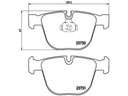 ZAPATAS PARTE TRASERA BMW X5 E70 3.0-4.8 06-13 F15 F85 3.0 4.4 13-18 