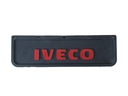 Брызговик IVECO, тисненый черно-красный