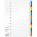 НОМЕРНЫЕ ВКЛАДЫШИ ДЛЯ БИУРФОЛ А4, ламинированные, 1-12