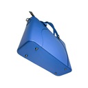 Dámska kožená kabelka Carmina Kráľovská modrá Veľkosť veľká (veľkosť A4)