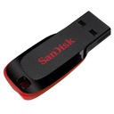 SanDisk Cruzer Blade pamięć USB 32 GB USB Typu-A 2.0 Czarny, Czerwony Pojemność 32 GB