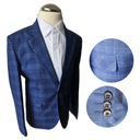 Куртка в клетку темно-синего цвета для мальчика 7 лет.