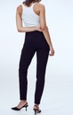 Elastyczne Spodnie Legginsy z wysokim stanem H&M r.S Kolor czarny
