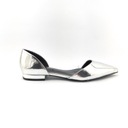 серебряные балетки 39