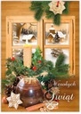 Открытка Рождественская открытка Рождество 1 штука
