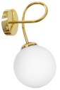 ЗОЛОТАЯ ЛАМПА НАСТЕННАЯ ЭКРАННАЯ ЛАМПА СТЕКЛЯННЫЙ ШАР LOFT LED