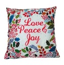 PODUSZKA DEKORACYJNA 45x45 LOVE PEACE & JOY