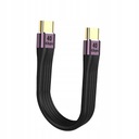 Krótki kabel USB C 100W 0.5ft 40Gbps Transfer